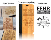 Thumbnail for INDIVIDUELL iPhone 16 Pro Flipcase (Spezialrückseite)