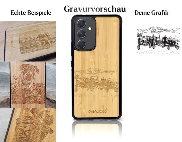 INDIVIDUELL Samsung Galaxy A55 Bambus-Kunststoff