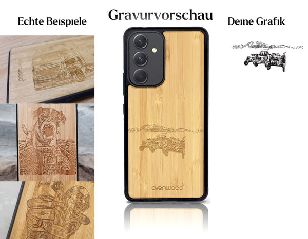 INDIVIDUELL Samsung Galaxy A55 Bambus-Kunststoff