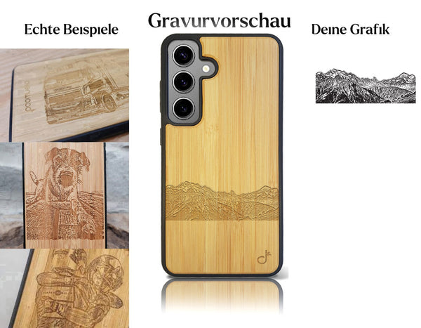 INDIVIDUELL Samsung Galaxy S25 Bambus-Kunststoff