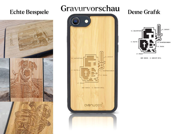 INDIVIDUELL iPhone 8 Bambus-Kunststoff