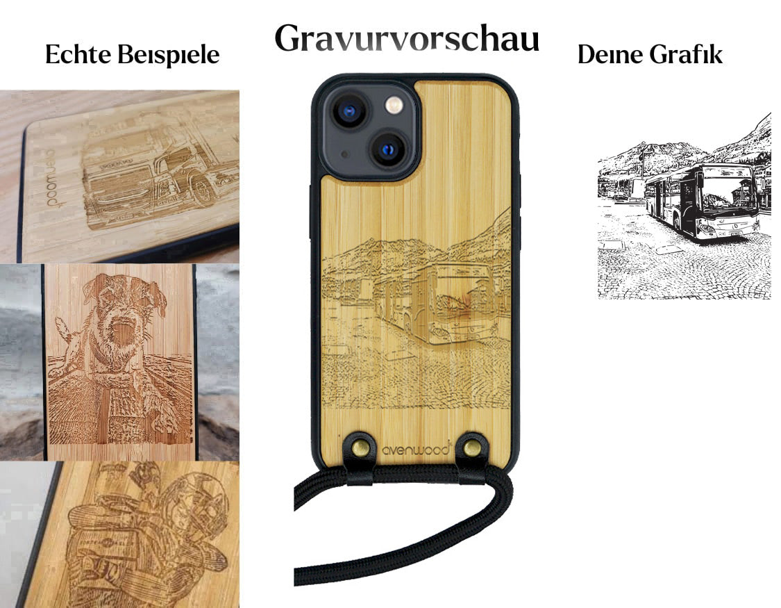 INDIVIDUELL iPhone 13 Mini Hülle zum Umhängen