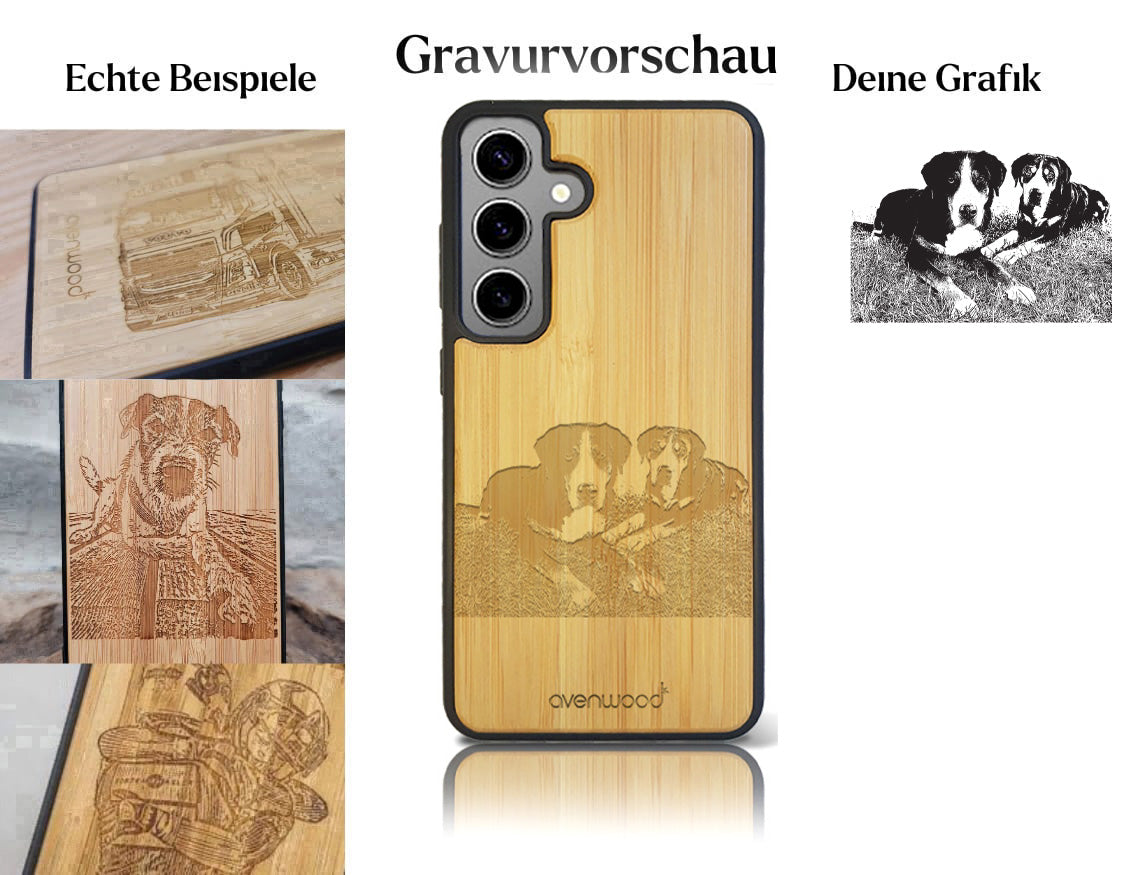 INDIVIDUELL Samsung Galaxy S24 FE Bambus-Kunststoff