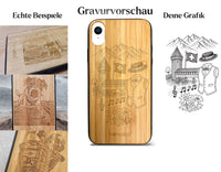 Thumbnail for INDIVIDUELL iPhone XR Bambus-Kunststoff