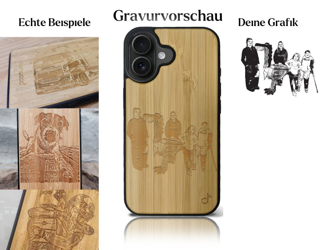 INDIVIDUELL iPhone 17 Bambus-Kunststoff