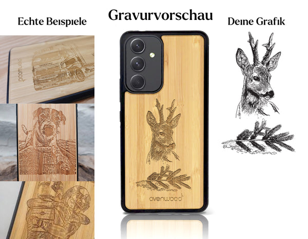 INDIVIDUELL Samsung Galaxy A56 Bambus-Kunststoff