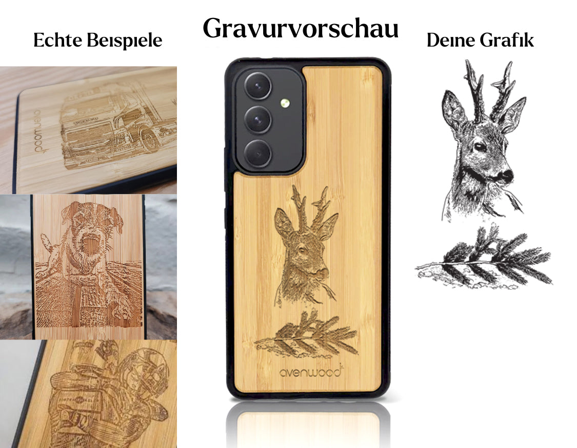INDIVIDUELL Samsung Galaxy A56 Bambus-Kunststoff