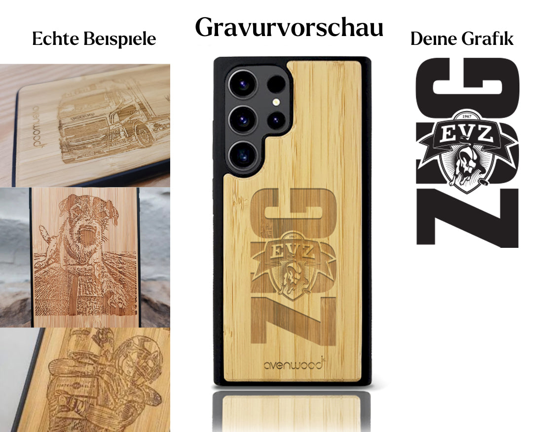 INDIVIDUELL Samsung Galaxy S25 Ultra Bambus-Kunststoff