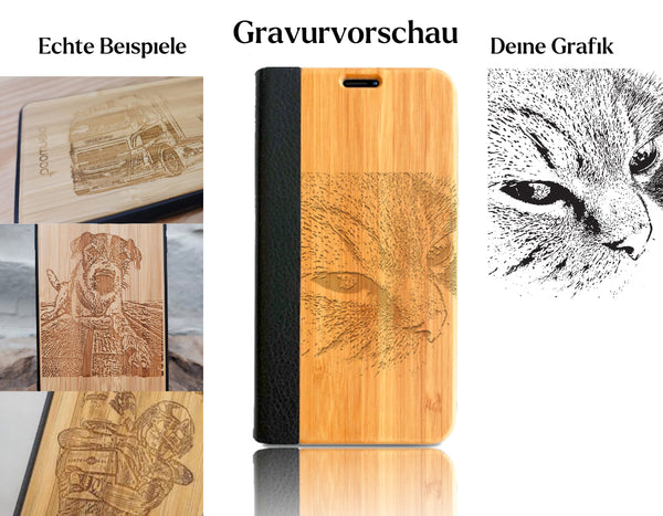 INDIVIDUELL iPhone 16 Pro Max Bambus-Kunststoff