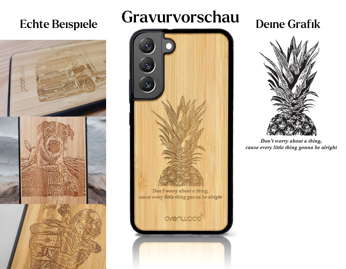 INDIVIDUELL Samsung Galaxy S25 Plus Bambus-Kunststoff