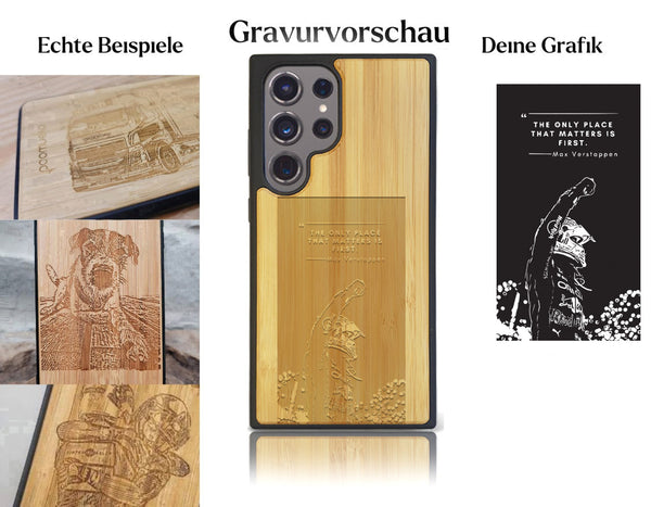 INDIVIDUELL Samsung Galaxy S25 Ultra Bambus-Kunststoff