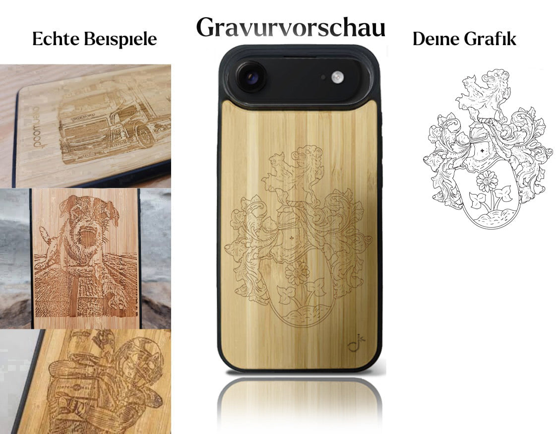 INDIVIDUELL iPhone Air Bambus-Kunststoff