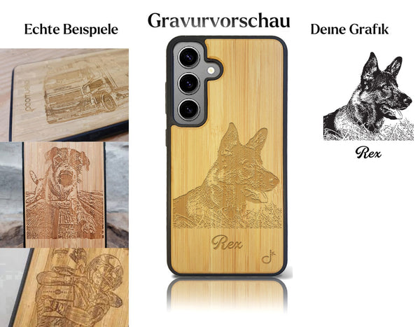 INDIVIDUELL Samsung Galaxy S25 Plus Bambus-Kunststoff