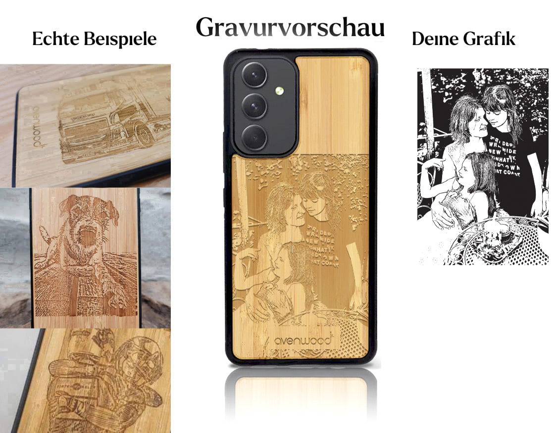 INDIVIDUELL Samsung Galaxy A56 Bambus-Kunststoff