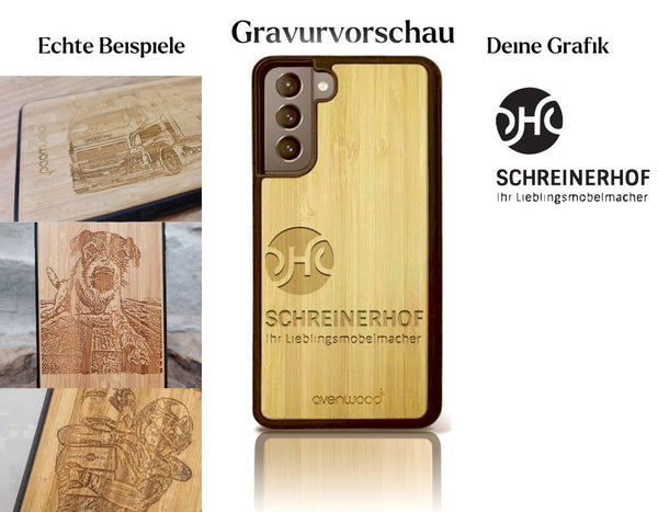 INDIVIDUELL Samsung Galaxy A52 Bambus-Kunststoff