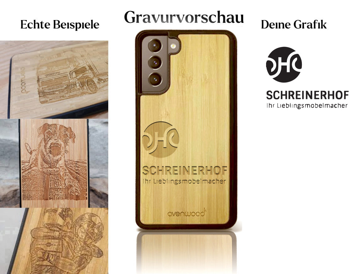 INDIVIDUELL Samsung Galaxy A52 Bambus-Kunststoff