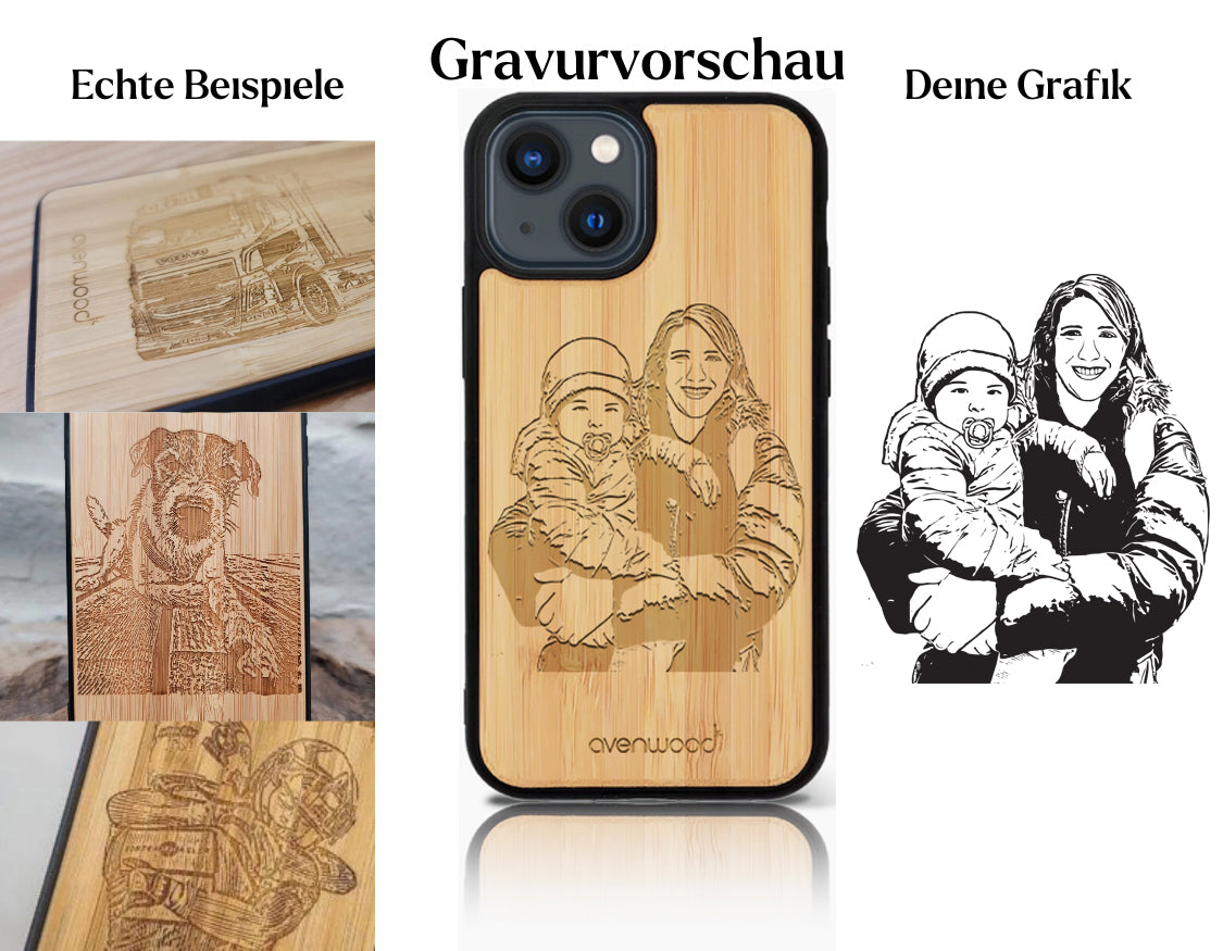 INDIVIDUEL iPhone 13 bambou plastique