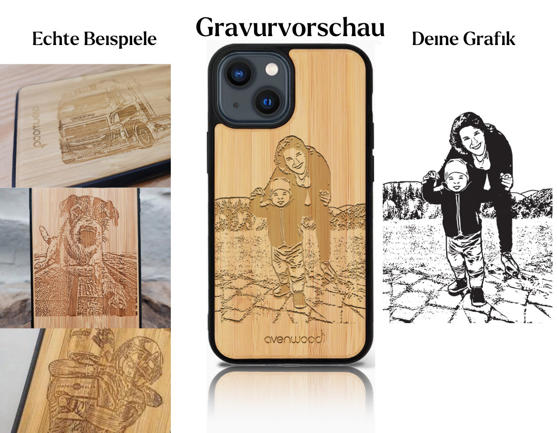 INDIVIDUEL iPhone 13 bambou plastique