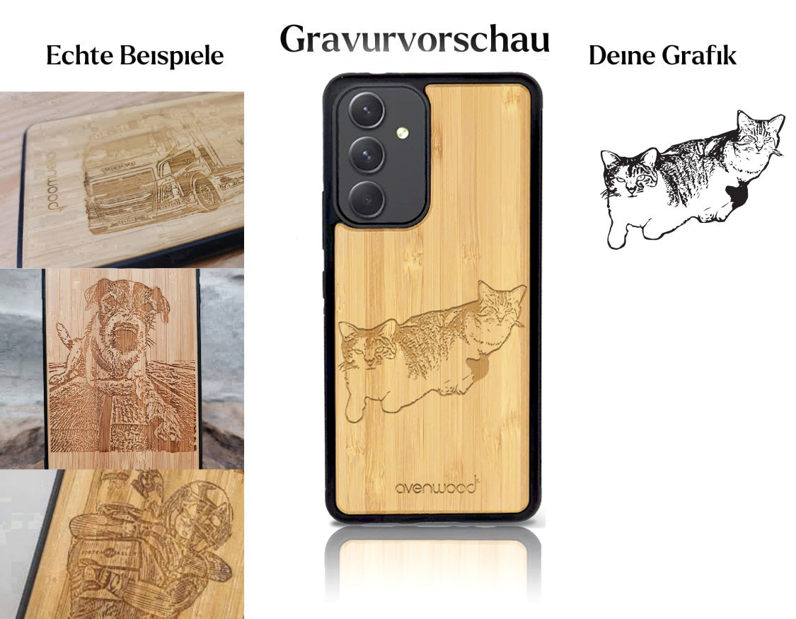 INDIVIDUELL Samsung Galaxy A56 Bambus-Kunststoff