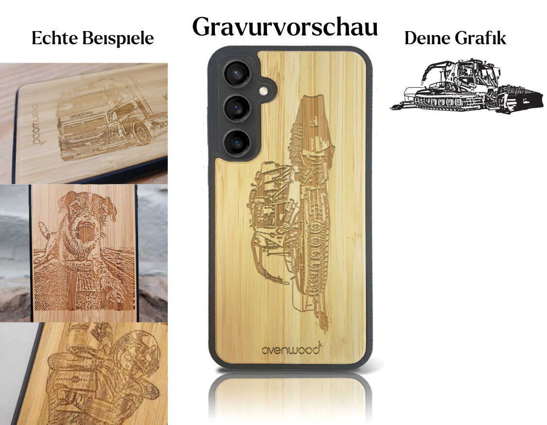 INDIVIDUELL Samsung Galaxy S24 FE Bambus-Kunststoff