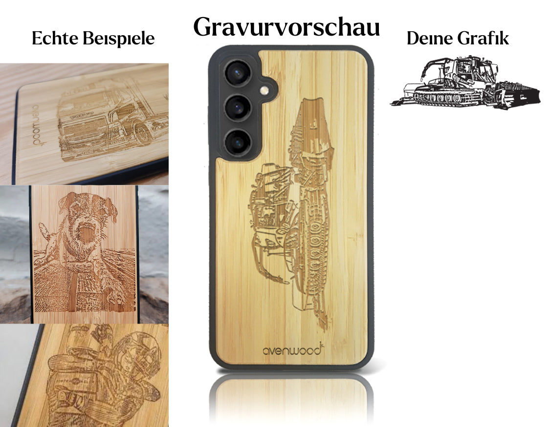 INDIVIDUELL Samsung Galaxy S24 FE Bambus-Kunststoff