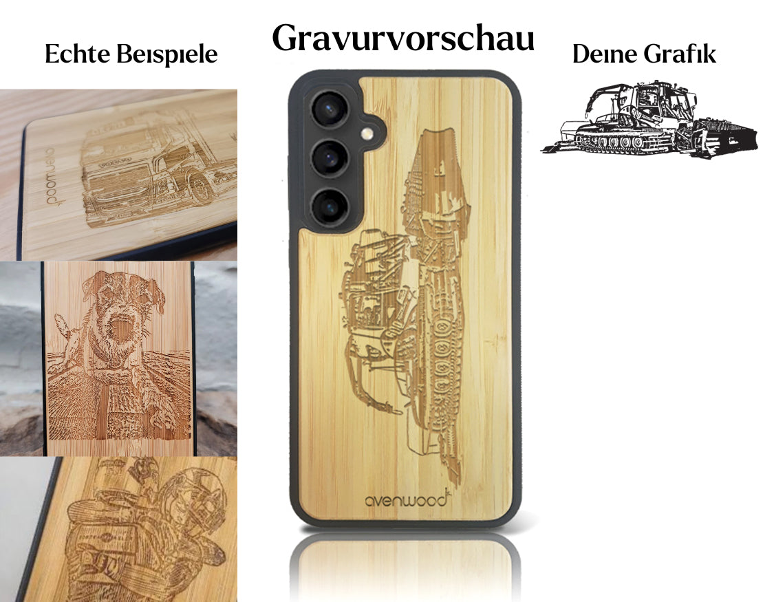 INDIVIDUELL Samsung Galaxy S24 FE Bambus-Kunststoff