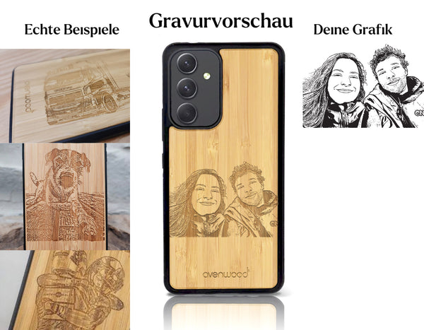 INDIVIDUELL Samsung Galaxy A55 Bambus-Kunststoff