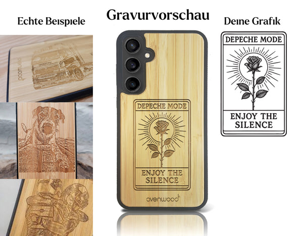 INDIVIDUELL Samsung Galaxy S24 FE Bambus-Kunststoff