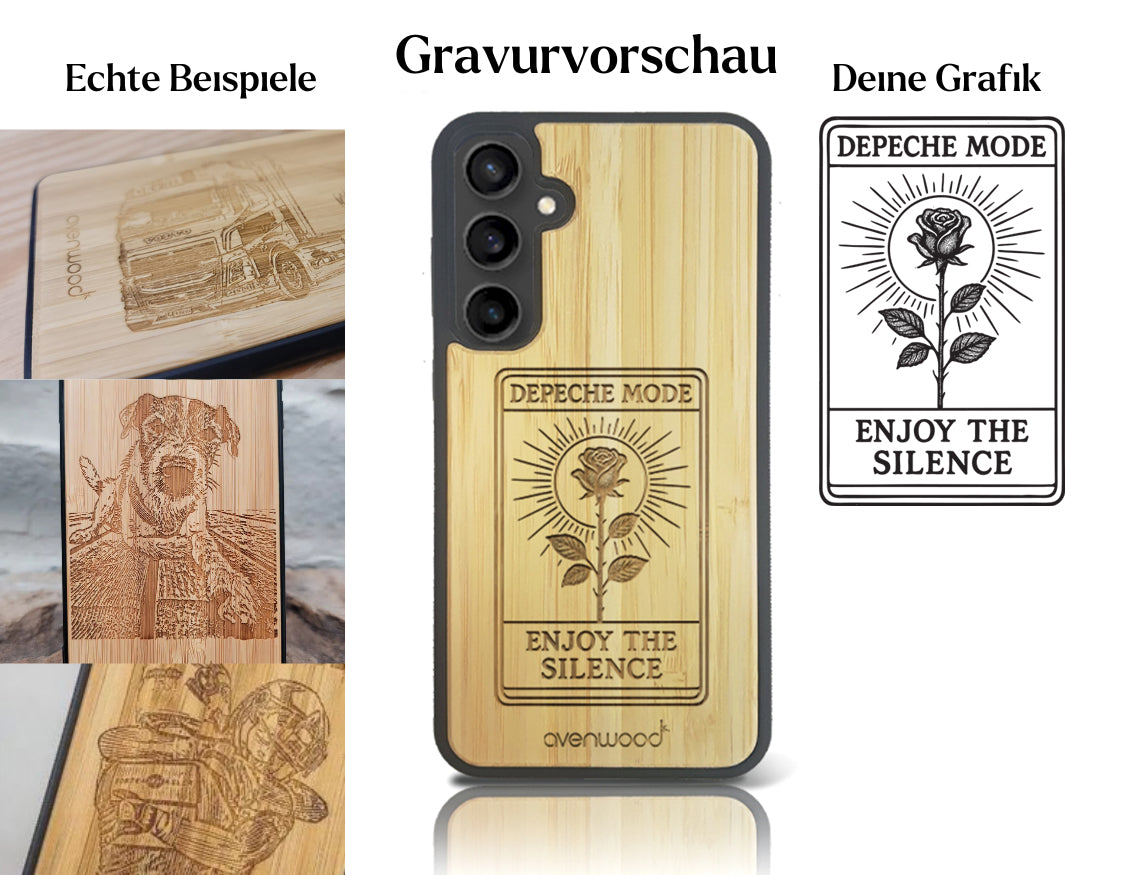 INDIVIDUELL Samsung Galaxy S24 FE Bambus-Kunststoff