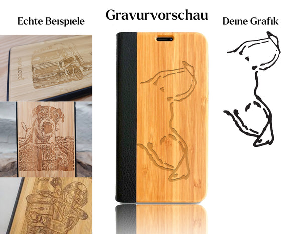 INDIVIDUELL iPhone 16 Pro Bambus-Kunststoff