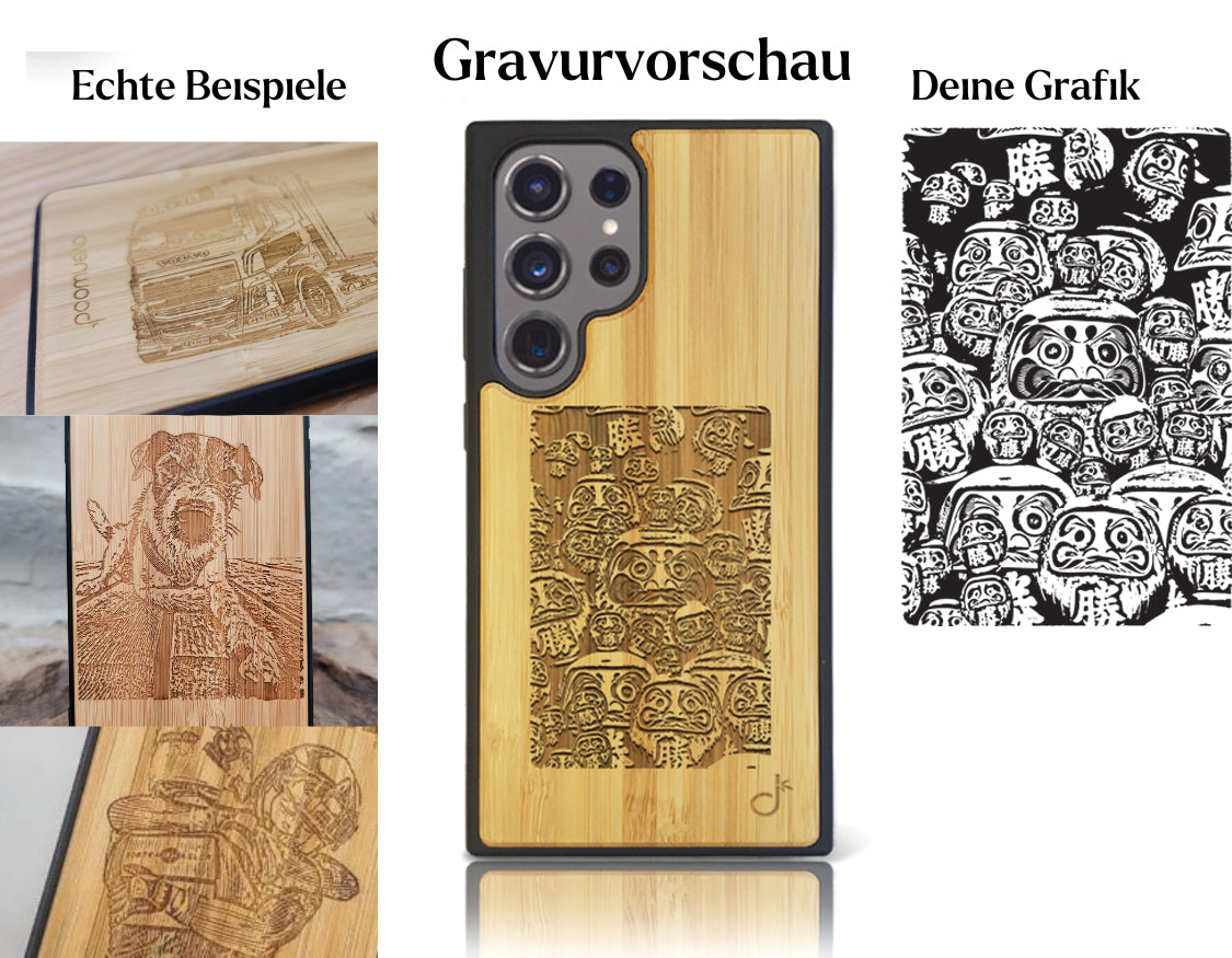 INDIVIDUELL Samsung Galaxy S25 Ultra Bambus-Kunststoff