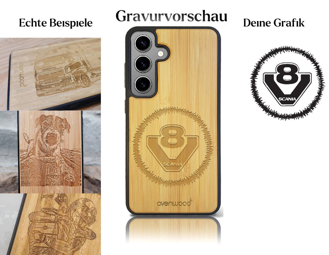 INDIVIDUELL Samsung Galaxy S25 Bambus-Kunststoff