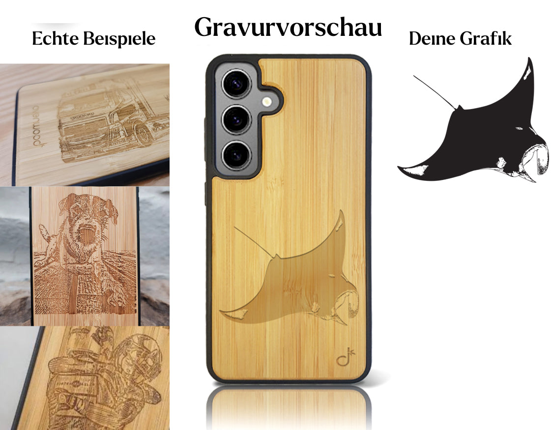 INDIVIDUELL Samsung Galaxy S25 Plus Bambus-Kunststoff