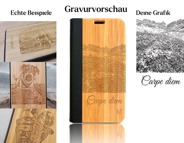 INDIVIDUELL iPhone 17 Pro Max Bambus-Kunststoff