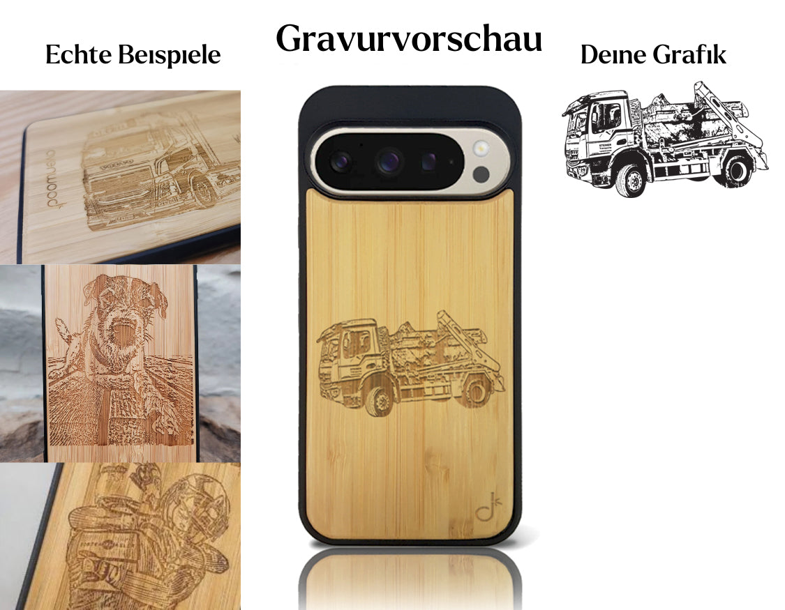 INDIVIDUELL Pixel 9 ProBambus-Kunststoff