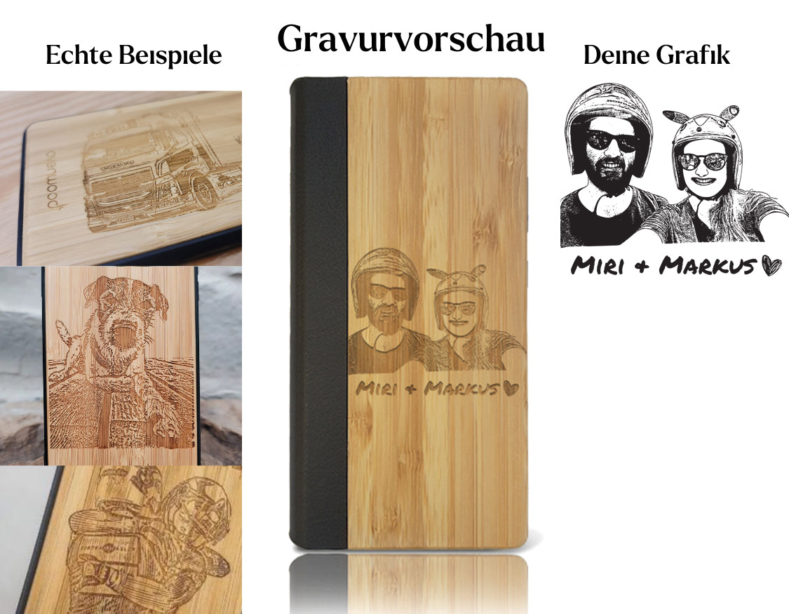 INDIVIDUELL Samsung Galaxy S25 Ultra Bambus-Kunststoff