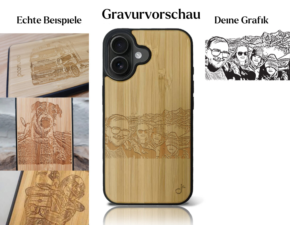 INDIVIDUELL iPhone 17 Bambus-Kunststoff