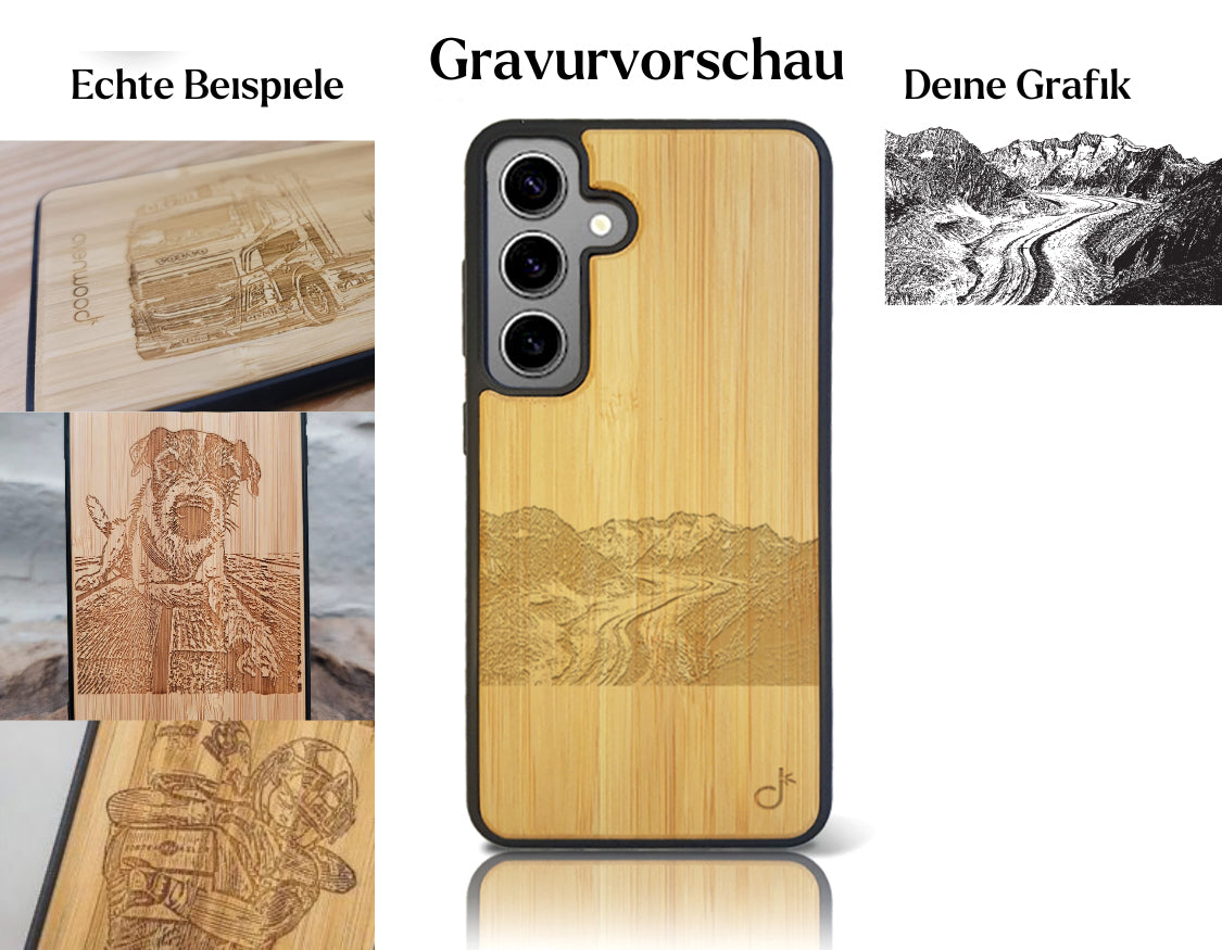 INDIVIDUAL Samsung Galaxy S25 Bamboo Plastic