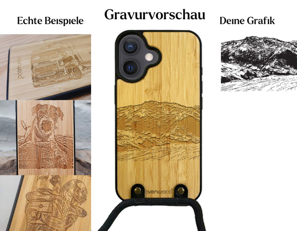 INDIVIDUELL iPhone 16 Hülle zum Umhängen