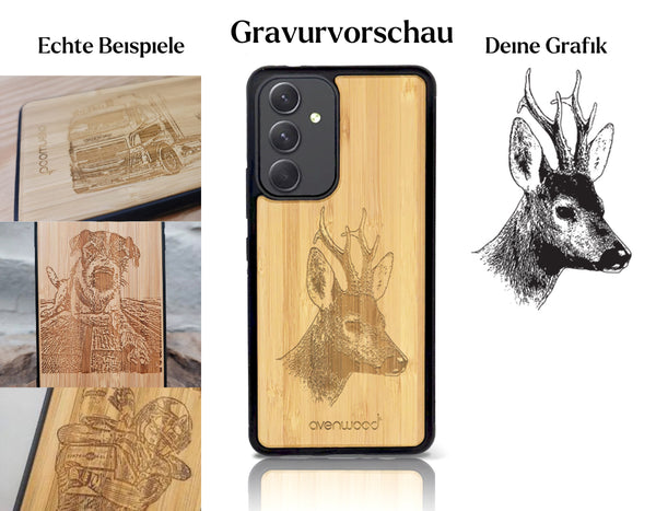 INDIVIDUELL Samsung Galaxy A56 Bambus-Kunststoff