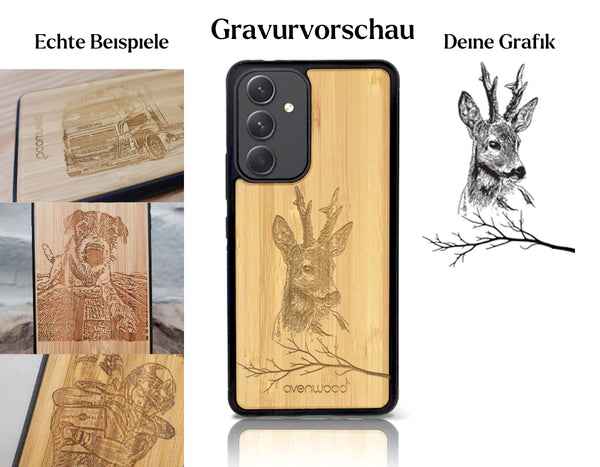INDIVIDUELL Samsung Galaxy A56 Bambus-Kunststoff