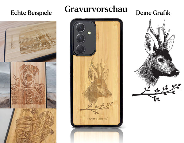 INDIVIDUELL Samsung Galaxy A56 Bambus-Kunststoff