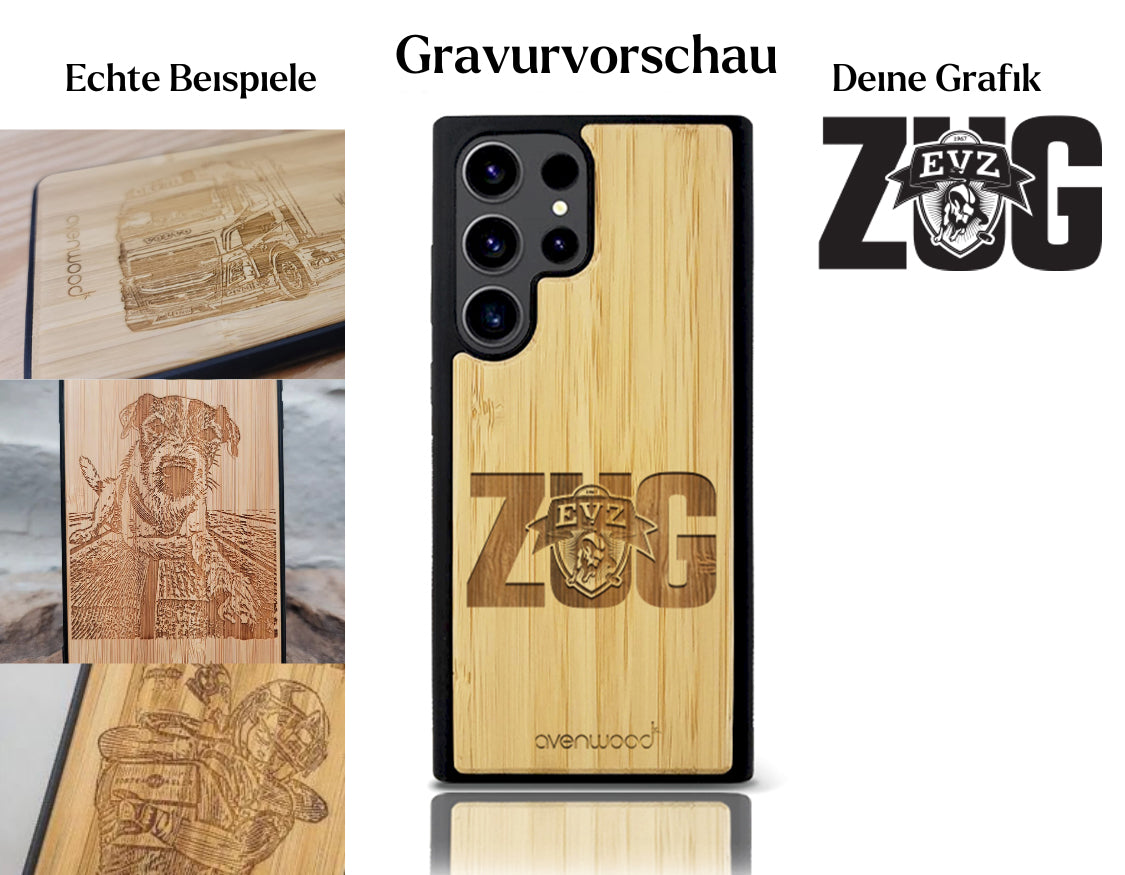 INDIVIDUELL Samsung Galaxy S25 Ultra Bambus-Kunststoff