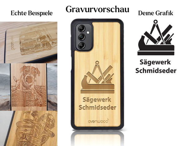 INDIVIDUELL Samsung Galaxy A14 Bambus-Kunststoff