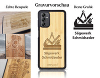 Thumbnail for INDIVIDUELL Samsung Galaxy A14 Bambus-Kunststoff
