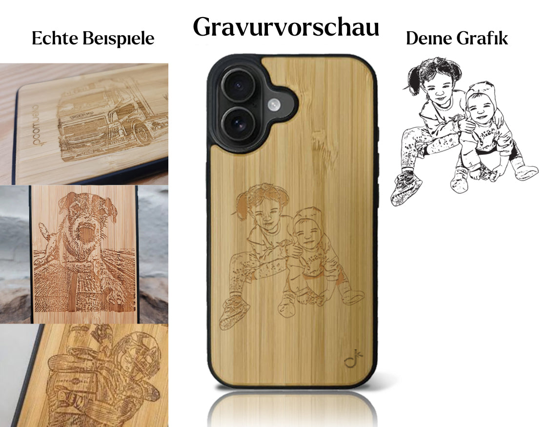 INDIVIDUELL iPhone 17 Bambus-Kunststoff