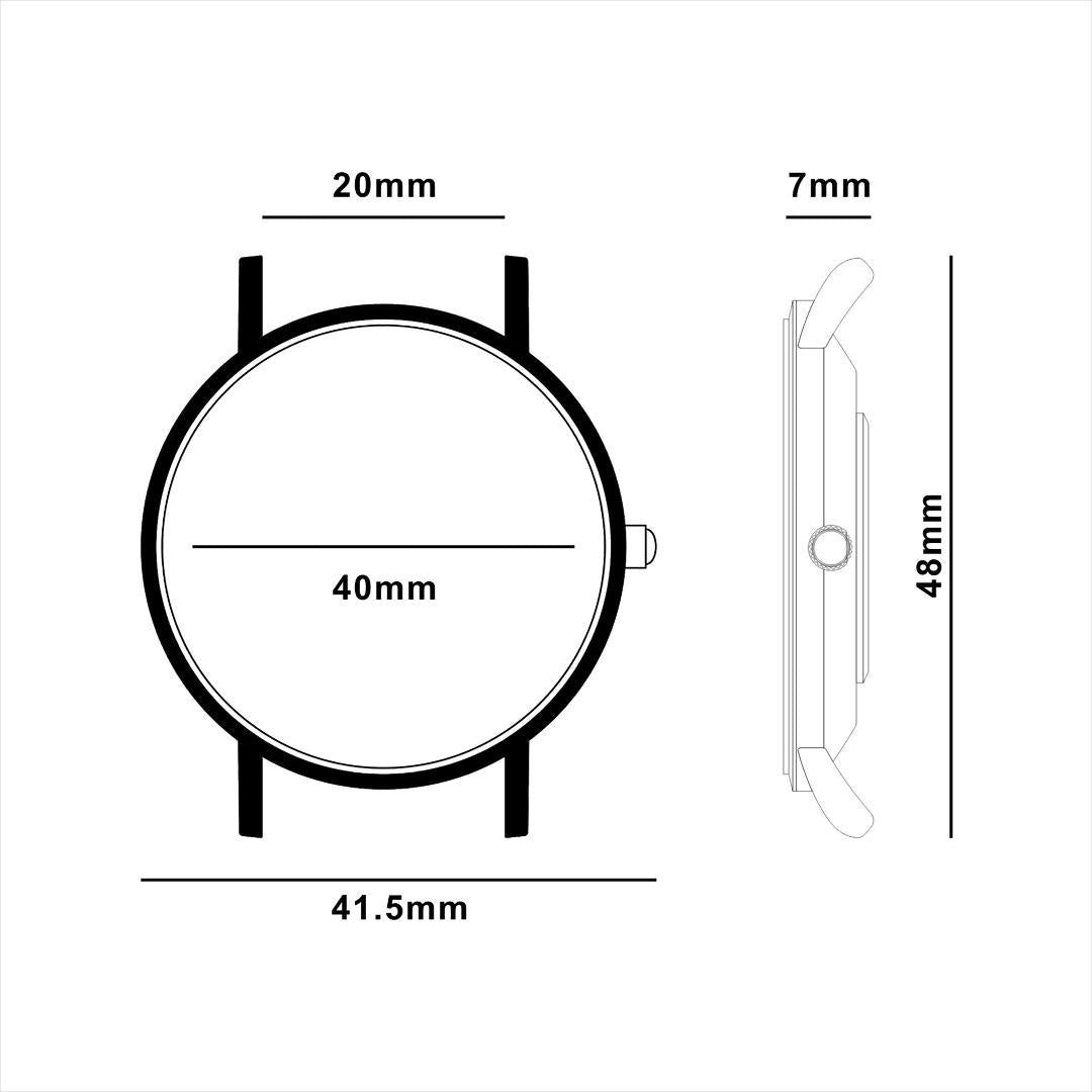 Horloge en bois et métal Zurich