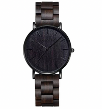 Thumbnail for Horloge en bois et métal Zurich