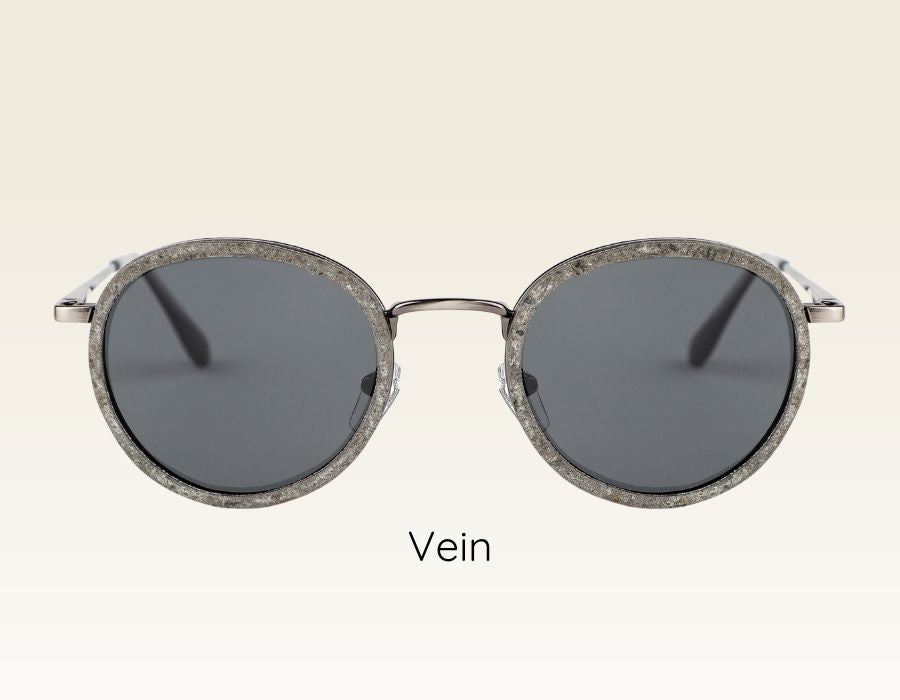 VEIN Holzsonnenbrille mit Metall