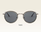 VEIN Holzsonnenbrille mit Metall